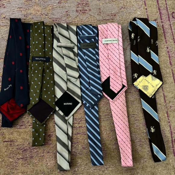 Calvin Klein Other - Lot of 6 men’s neck ties.